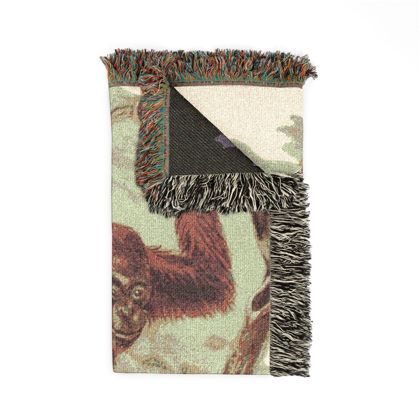 Sloth Woven Blanket – Cozy Tropical Animal Throw