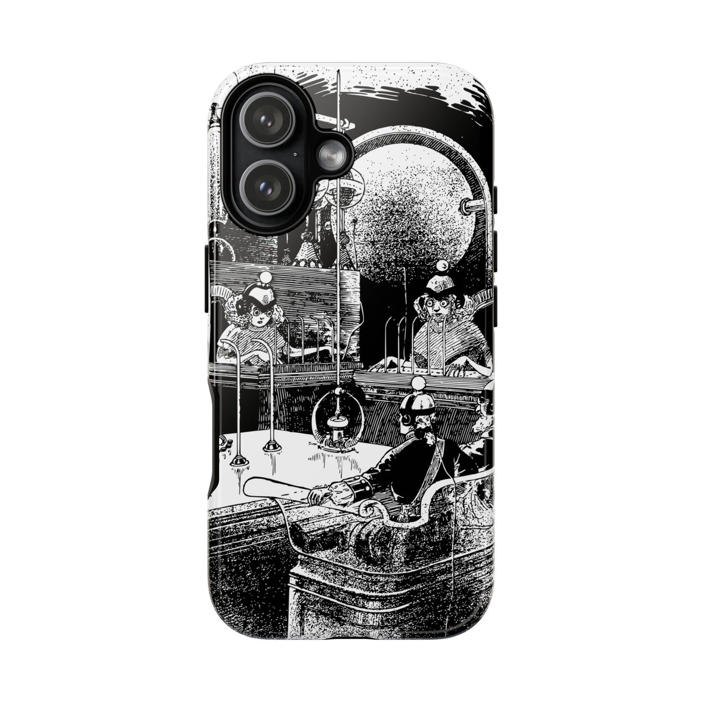 Phone Case — Vintage Steampunk Laboratory Illustration Tough Cases