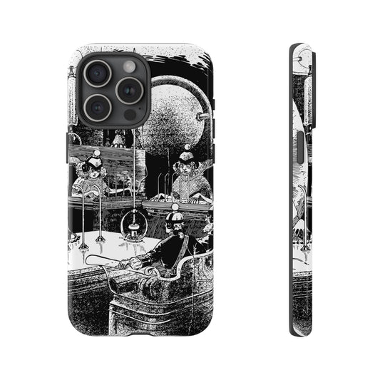 Phone Case — Vintage Steampunk Laboratory Illustration Tough Cases
