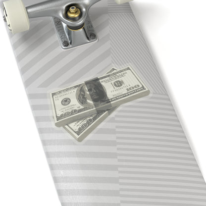 Money Stack Sticker — Realistic 100 Bill Kiss-Cut Decal