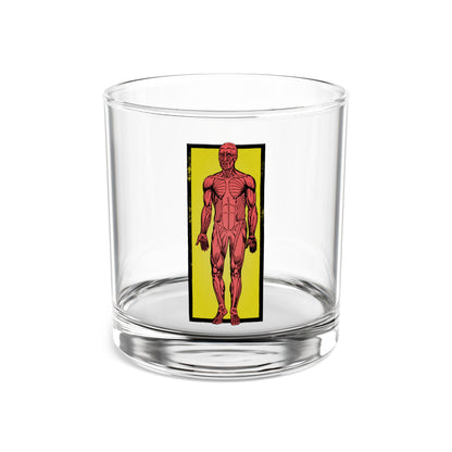 Anatomical Figure Rocks Glass — 10oz Retro Medical Art Whiskey Tumbler