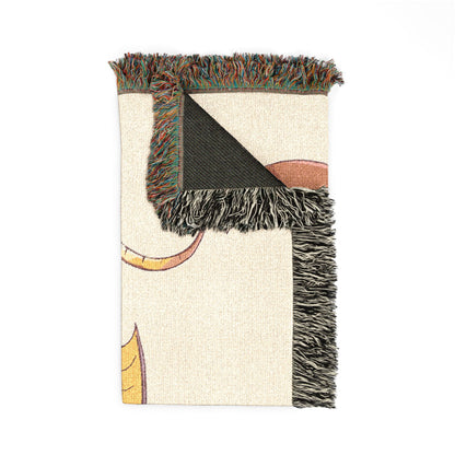 Dragon Woven Blanket — Cute Cartoon Dragon Throw for Kids & Fantasy Fans