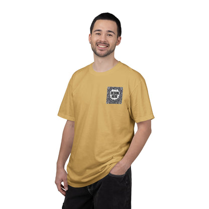 Custom Embroidered T-Shirt – Upload Your Design (3 Colors Max)