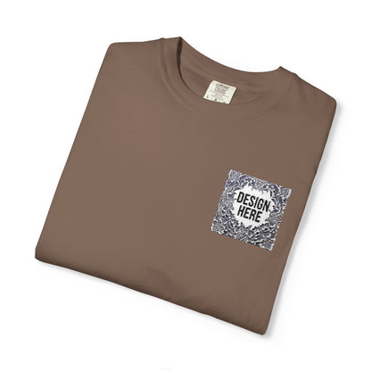 Custom Embroidered T-Shirt – Upload Your Design (3 Colors Max)