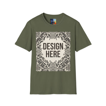 Custom Unisex T-Shirt – Upload Your Design, Choose Your Color