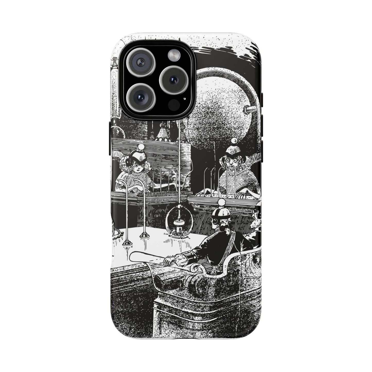 Phone Case — Vintage Steampunk Laboratory Illustration Tough Cases