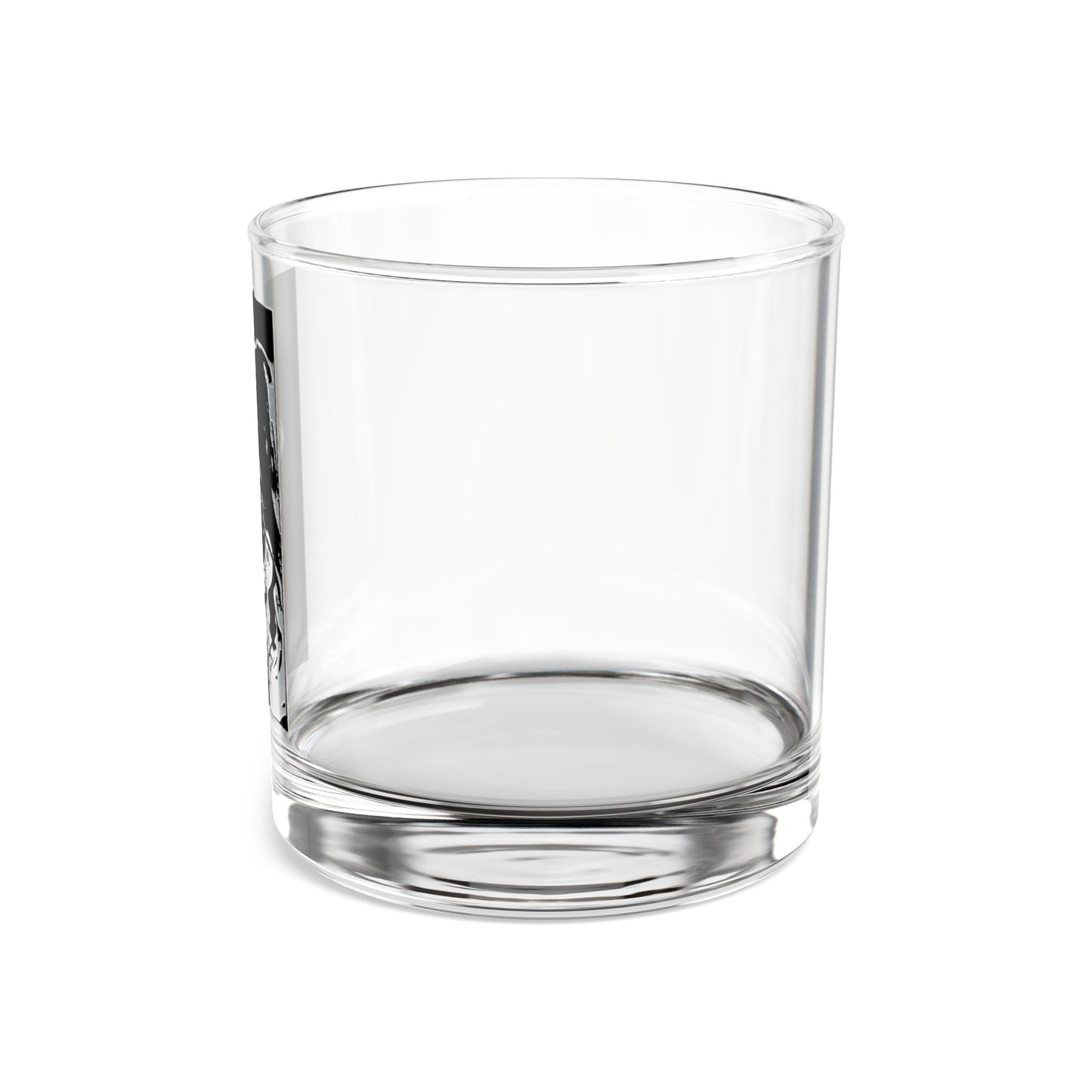 Skull & Roses 10oz Rocks Glass — Gothic Whiskey Tumbler