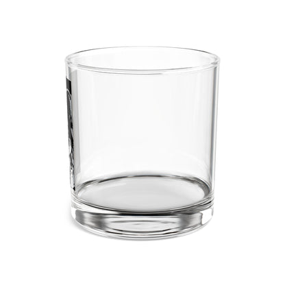Skull & Roses 10oz Rocks Glass — Gothic Whiskey Tumbler