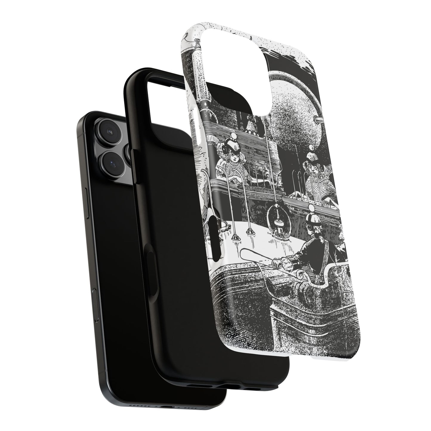 Phone Case — Vintage Steampunk Laboratory Illustration Tough Cases