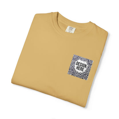 Custom Embroidered T-Shirt – Upload Your Design (3 Colors Max)