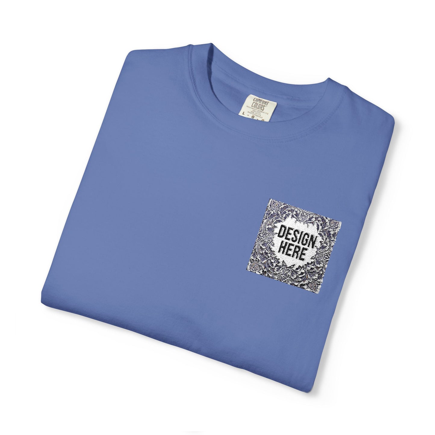 Custom Embroidered T-Shirt – Upload Your Design (3 Colors Max)