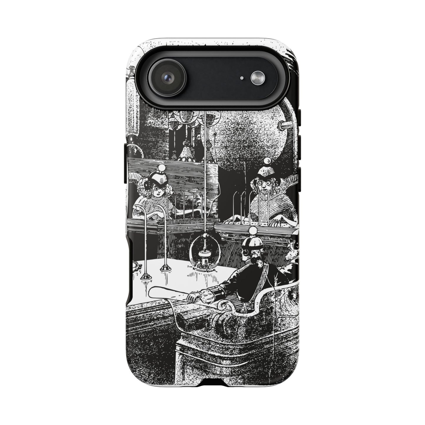 Phone Case — Vintage Steampunk Laboratory Illustration Tough Cases