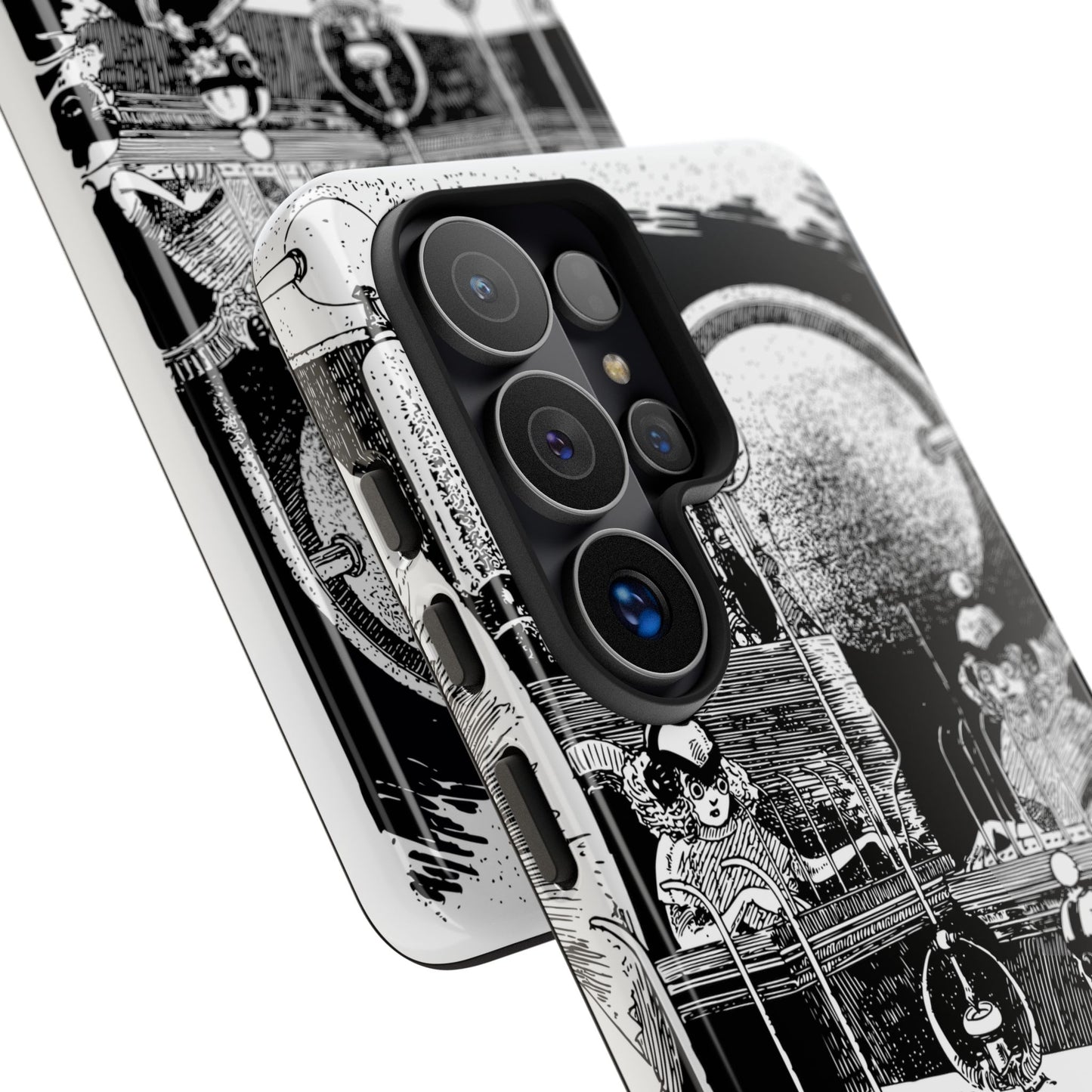 Phone Case — Vintage Steampunk Laboratory Illustration Tough Cases