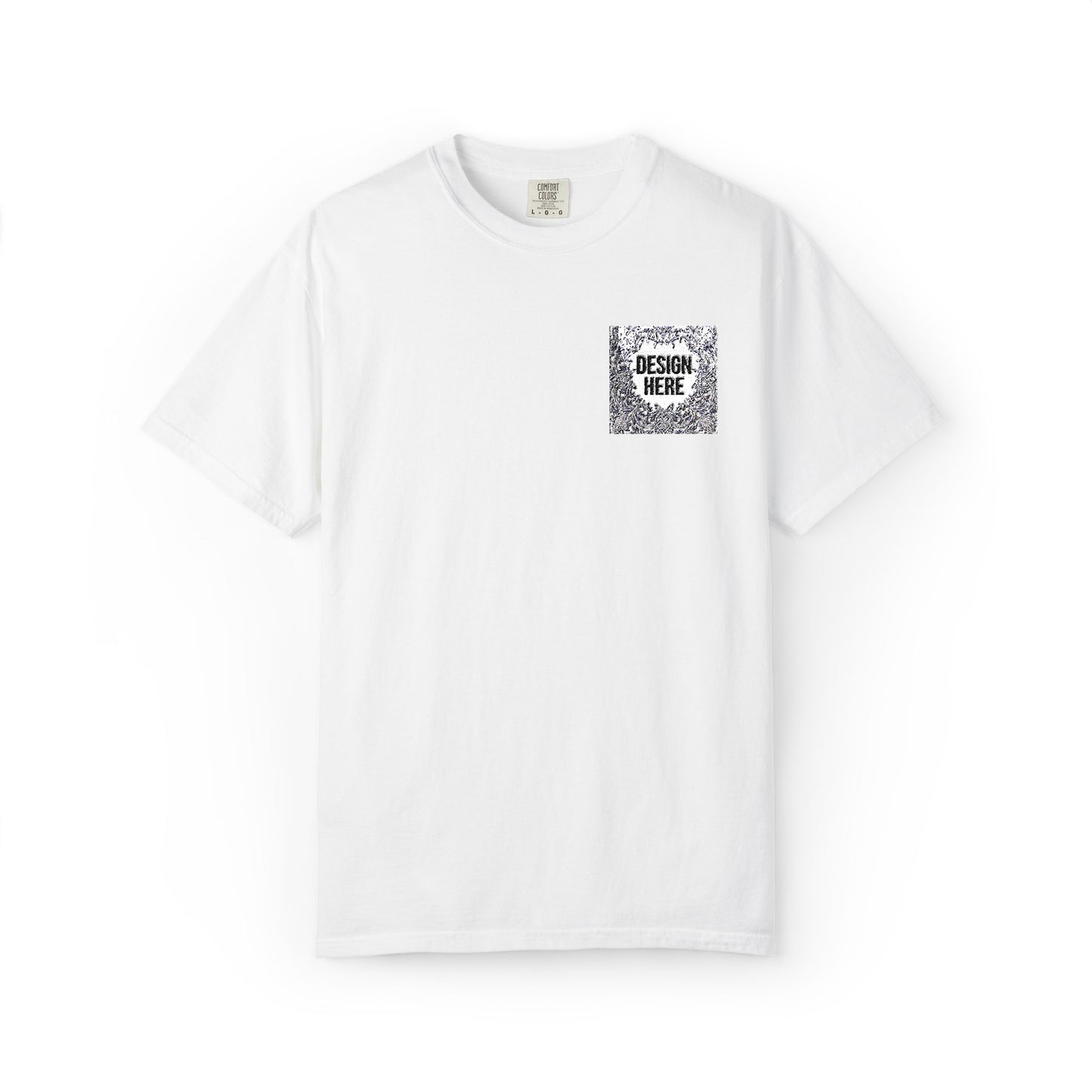 Custom Embroidered T-Shirt – Upload Your Design (3 Colors Max)