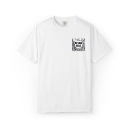 Custom Embroidered T-Shirt – Upload Your Design (3 Colors Max)