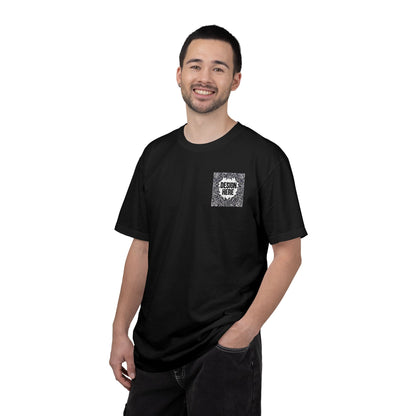 Custom Embroidered T-Shirt – Upload Your Design (3 Colors Max)