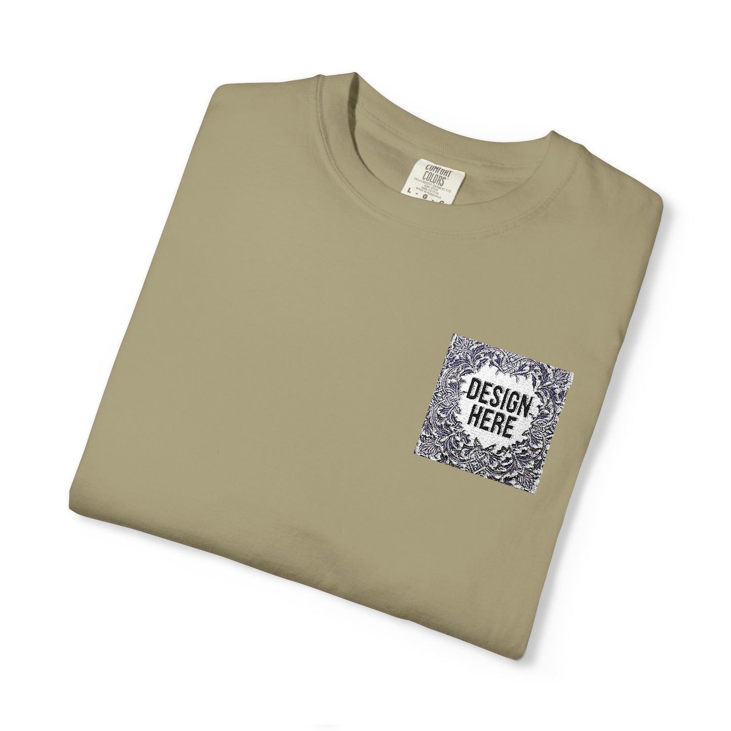 Custom Embroidered T-Shirt – Upload Your Design (3 Colors Max)