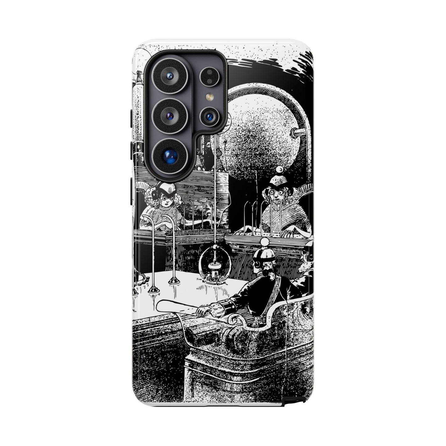 Phone Case — Vintage Steampunk Laboratory Illustration Tough Cases